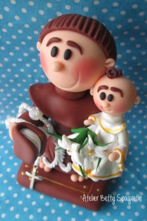 Santo António personalizado 12cm